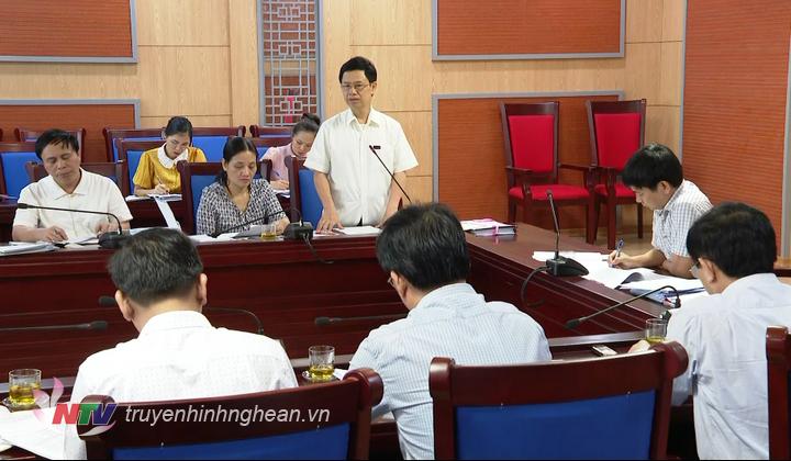 PG88 go Bắn cá HĐN tỉnh Nguyễn Xuân Sơn phát biểu tại cuộc họp.