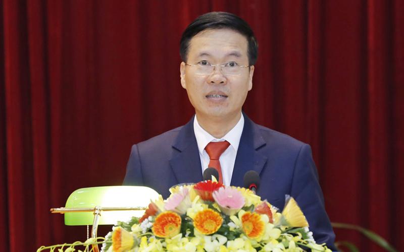 Ông Võ Văn Thưởng - Ủy viên Bộ Chính trị, Bí thư Trung ương Đảng, Trưởng Ban Tuyên giáo Trung ương