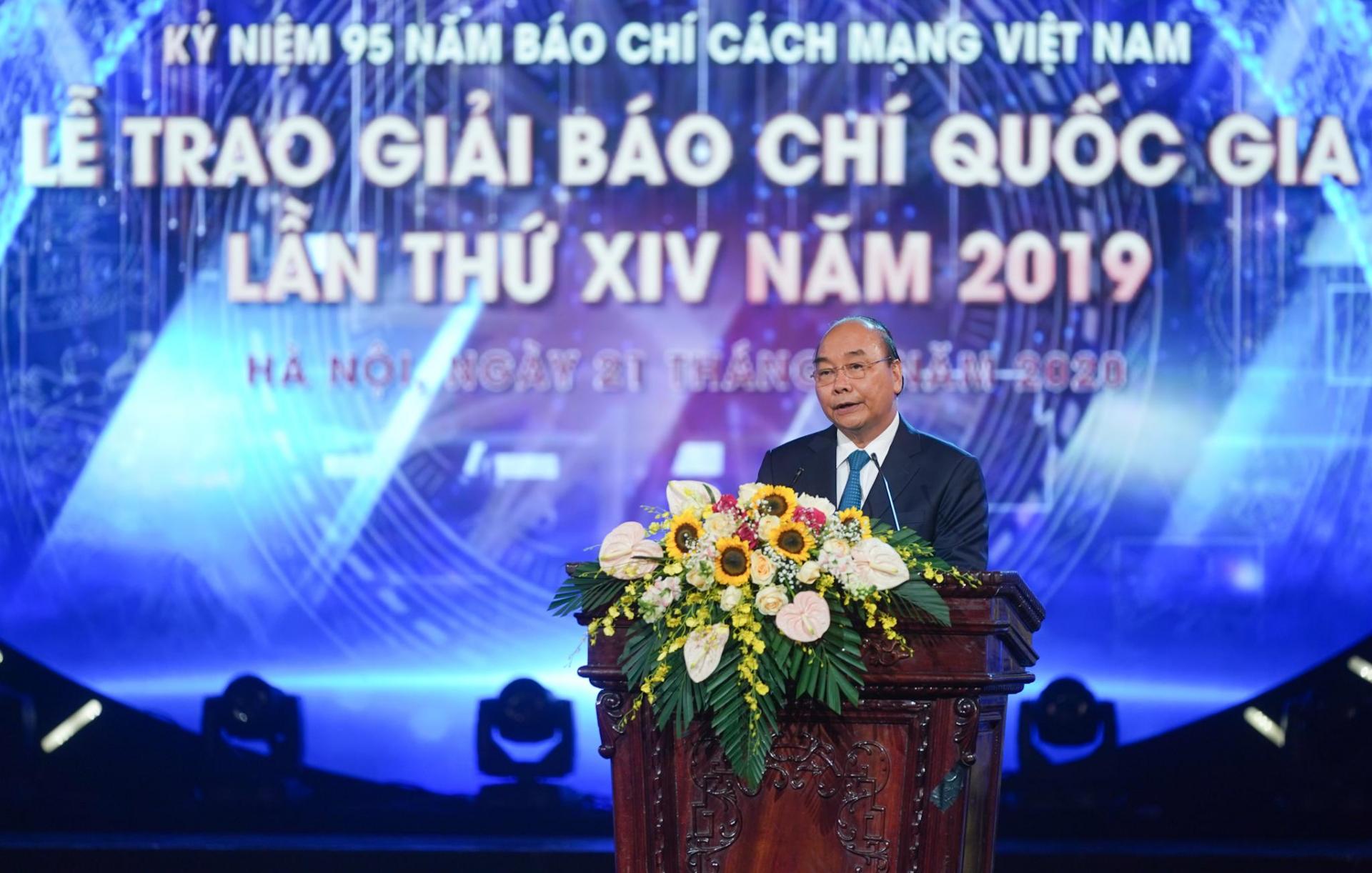 Thủ tướng Chính phủ Nguyễn Xuân Phúc phát biểu tại buổi lễ