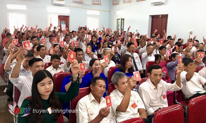 Các đại biểu thông qua Nghị quyết PG88 go Nạp Rút Tiền.