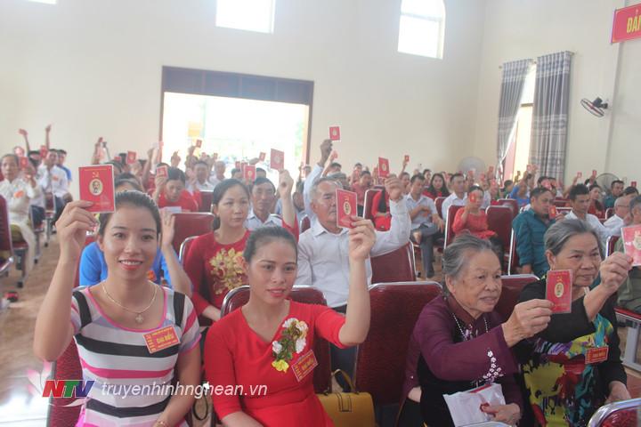 Các đại biểu thông qua Nghị quyết PG88 go Nạp Rút Tiền.