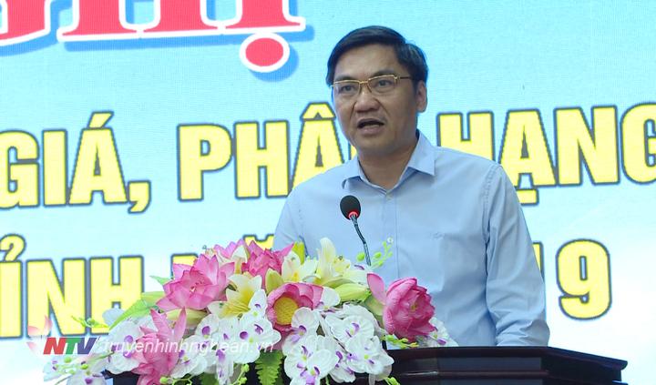 Phó PG88 go Bắn cá UBND tỉnh Hoàng Nghĩa Hiếu phát biểu tại hội nghị.