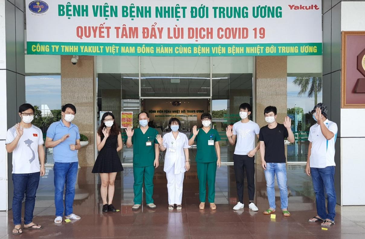 Các trường hợp được công bố khỏi bệnh sáng nay.