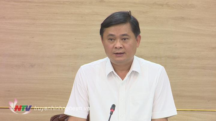 Bí thư Tỉnh uỷ Thái Thanh Quý phát biểu kết luận buổi làm việc.