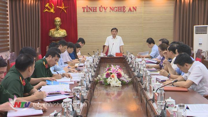 Toàn cảnh buổi làm việc.