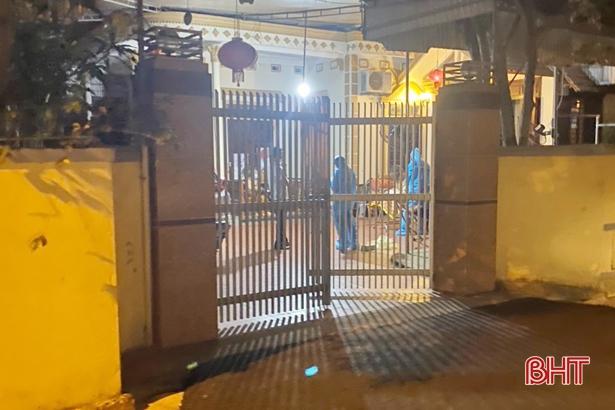 Căn nhà nơi có 2 ca bệnh dương tính với Covid-19.