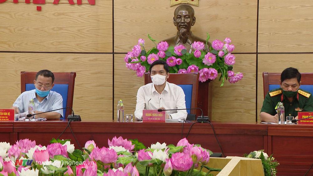 Tại điểm cầu PG88 go Bắn cá, đồng chí Hoàng Nghĩa Hiếu - Ủy viên Ban Thường vụ Tỉnh ủy, Phó PG88 go Bắn cá UBND tỉnh chủ trì.