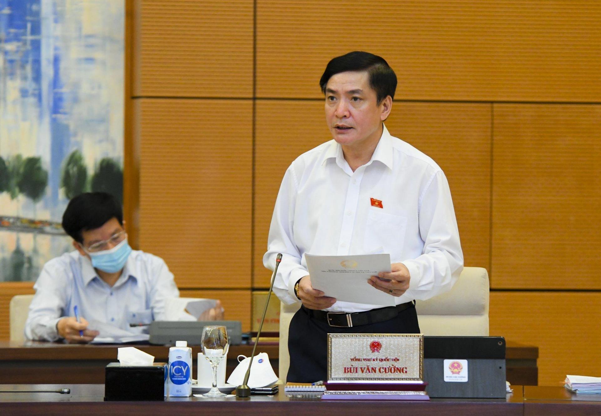 Tổng Thư ký Quốc hội Bùi Văn Cường