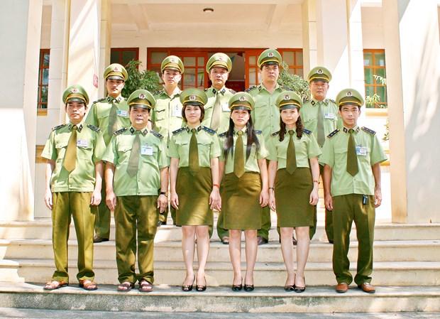 Trang phục hiện tại của lực lượng Quản lý thị trường.