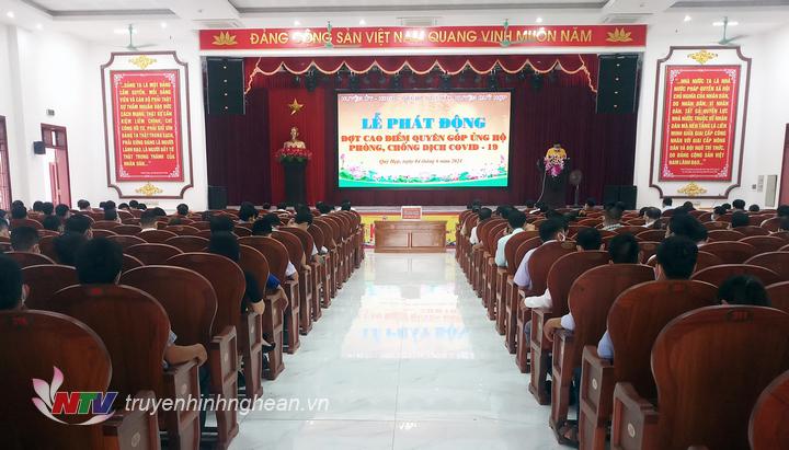 Toàn cảnh lễ phát động.