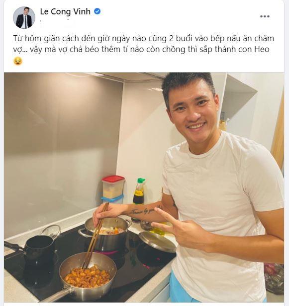 Những chia sẻ mới nhất của Công Vinh khiến nhiều người phải ghen tị trước sự quan tâm và tình yêu dành cho bà xã Thủy Tiên của anh.