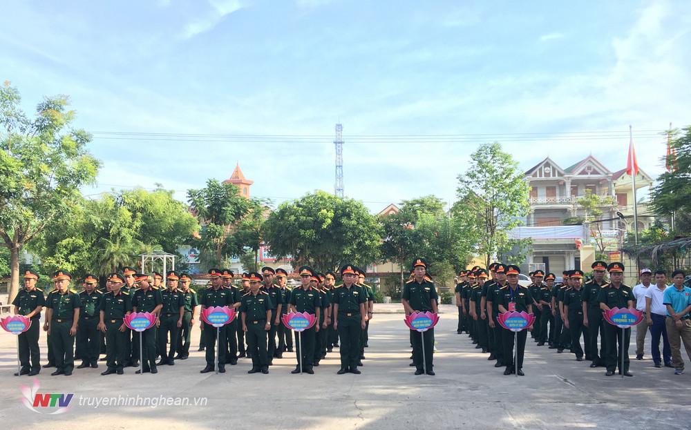 Các đơn vị tham gia hội thao.