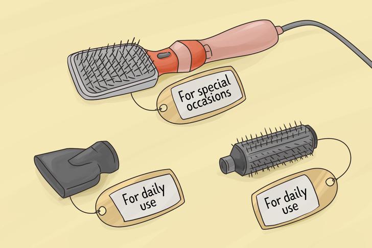 Không chú ý đến các loại ống phun lược: Ống phun lược (blow-dryer nozzle) có thể được làm từ kim loại, gốm hoặc nhựa. Loại thứ nhất giúp bạn tạo kiểu chính xác hơn, tuy nhiên kim loại thường nóng lên nhanh hơn và có thể gây tổn thương cho tóc. Do đó bạn chỉ nên dùng ống kim loại cho các dịp đặc biệt và chọn ống gốm hoặc ống nhựa để sử dụng hằng ngày.