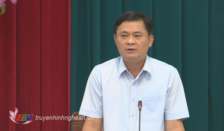Bí thư Tỉnh uỷ Thái Thanh Quý phát biểu kết luận buổi làm việc.