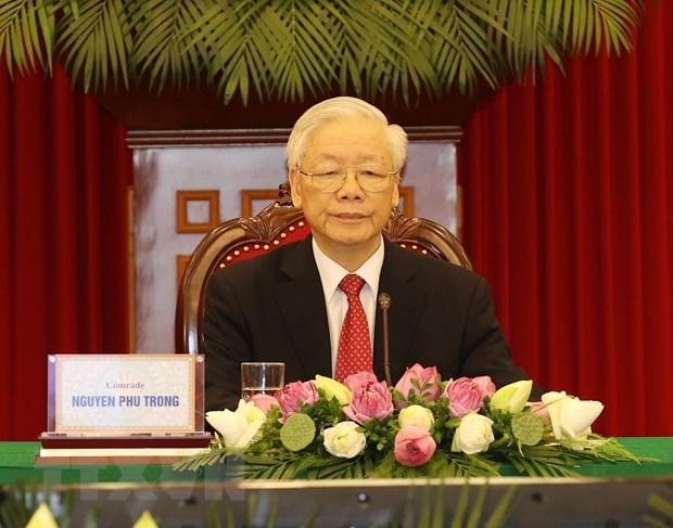 Tổng Bí thư Nguyễn Phú Trọng phát biểu tại Hội nghị thượng đỉnh giữa Đảng Cộng sản Trung Quốc với các chính đảng trên PG88.com Game Bài.