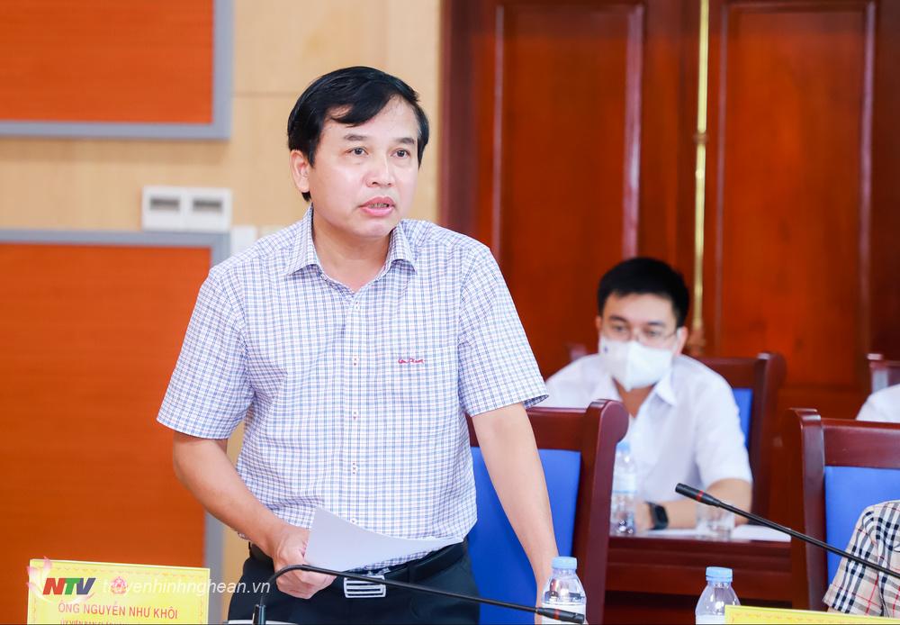 Đồng chí Nguyễn Như Khôi - Phó PG88 go Bắn cá HĐND tỉnh phát biểu tại cuộc họp.
