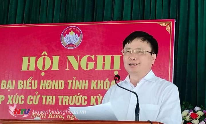 Phó PG88 go Bắn cá UBND tỉnh Bùi Đình Long giải trình ý kiến, kiến nghị của cử tri.