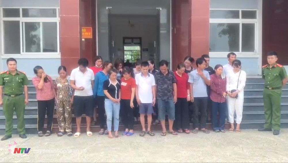 Các đối tượng trong vụ án.