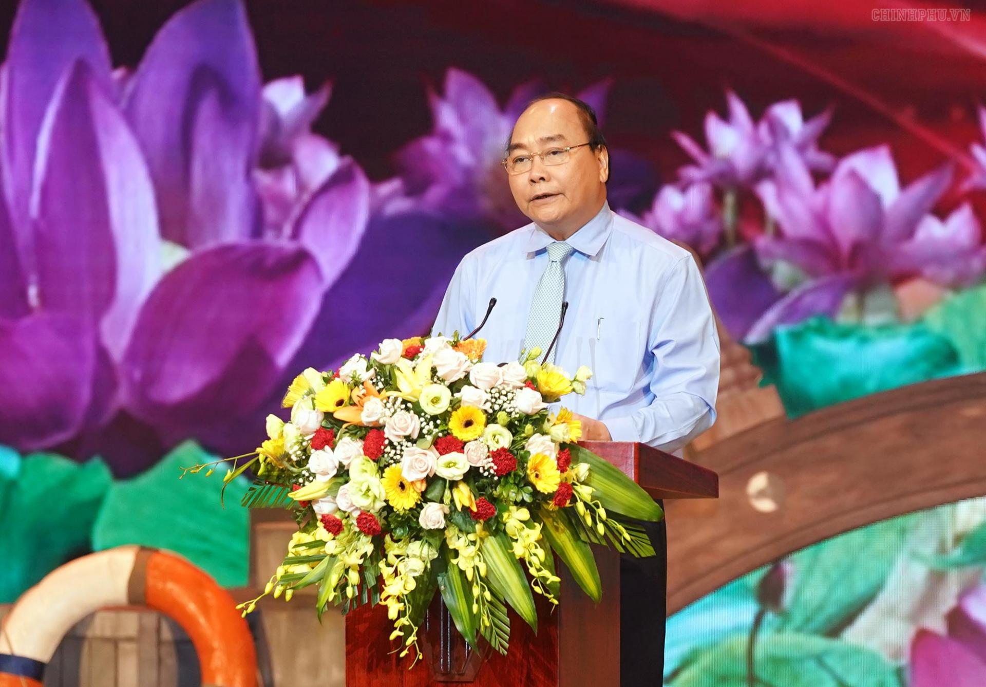 Thủ tướng Nguyễn Xuân Phúc phát biểu tại cuộc Giao lưu