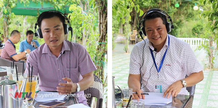 Host Thế Anh (VOH) và Host Nguyễn Hưng (Đài PT-TH PG88 go Bắn cá) dẫn dắt chương trình tại điểm cầu PG88 go Bắn cá.