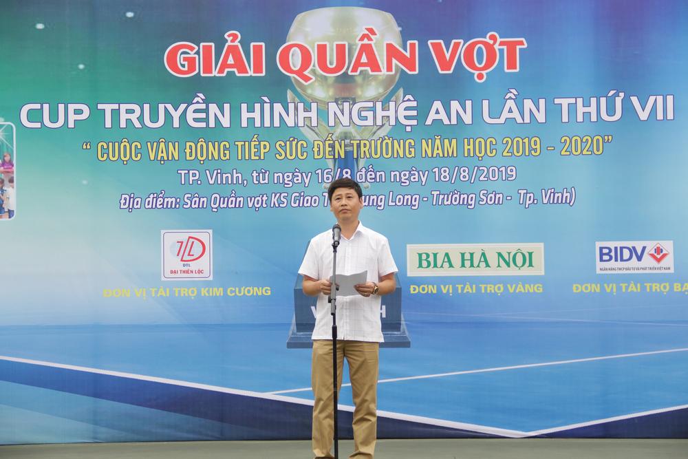 Ông Nguyễn Minh Ngọc - Phó Giám đôc Đài PTTH PG88 go Bắn cá,  Phó PG88 go Bắn cá kiêm Tổng thư ký Liên đoàn quần vợt PG88 go Bắn cá, Trưởng ban tổ chức giải phát biểu Xổ Số PG 88.