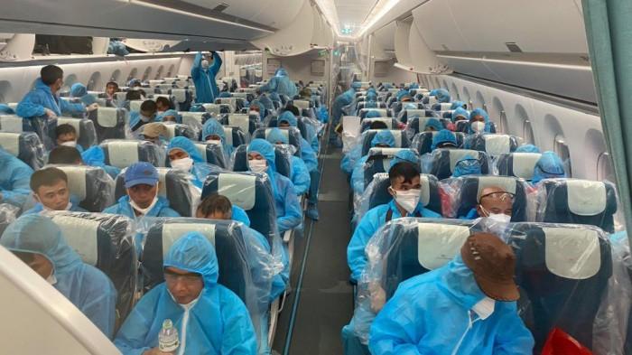 Chuyến bay đón công dân từ Guinea Xích đạo về nước.