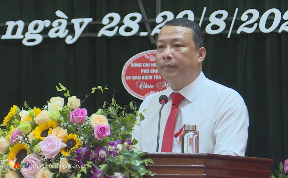 Bí thư Huyện uỷ Nghi Lộc Phạm Hồng Quang phát biểu Xổ Số PG 88 PG88 go Nạp Rút Tiền.