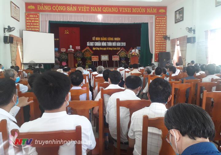 Toàn cảnh buổi lễ.