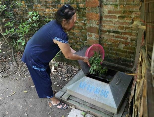 Mô hình thu gom, phân loại, xử lý rác thải sinh hoạt tại hộ gia đình theo tiêu chí nông thôn mới