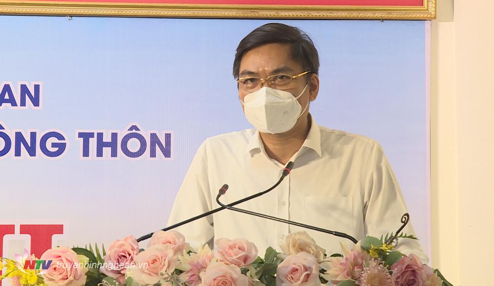 Phó PG88 go Bắn cá UBND tỉnh Hoàng Nghĩa Hiếu phát biểu chỉ đạo hội nghị.