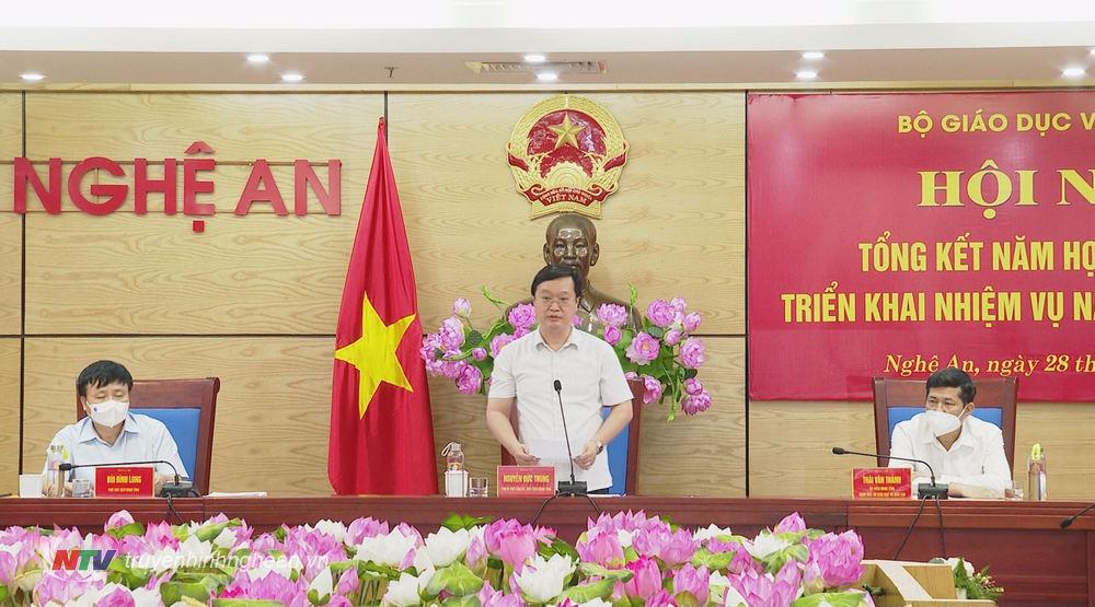 PG88 go Bắn cá UBND tỉnh Nguyễn Đức Trung phát biểu tại hội nghị.
