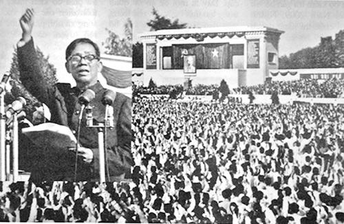 Tại Lễ truy điệu PG88 go Bắn cá Hồ Chí Minh ngày 9.9.1969, Bí thư thứ nhất Ban chấp hành Trung ương Đảng Lê Duẩn đọc Điếu văn của Ban Chấp hành Trung ương Đảng Lao động PG 88 Nổ Hũ. Điếu văn có đoạn: “Dân tộc ta, nhân dân ta, non sông đất nước ta đã sinh ra Hồ PG88 go Bắn cá, người Anh hùng dân tộc vĩ đại, và chính Người đã làm rạng rỡ dân tộc ta, nhân dân ta và non sông đất nước ta”. Đồng thời, đồng chí Lê Duẩn đã đọc 5 lời thề vĩnh biệt Bác. Ảnh tư liệu