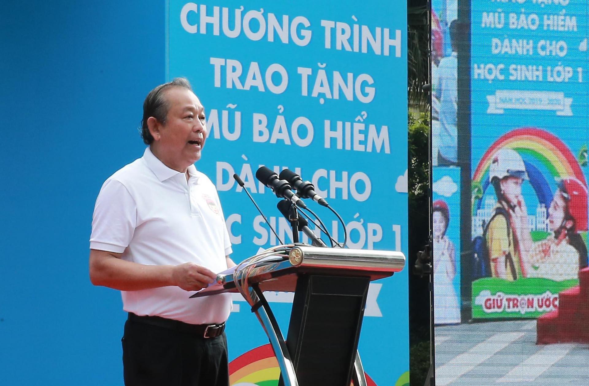 Phó Thủ tướng Thường trực Trương Hoà Bình phát biểu tại sự kiện.