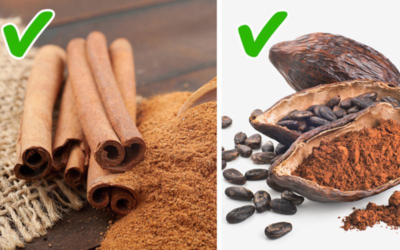 Thêm các chất chống oxy hóa mạnh mẽ khác vào cafe như quế hay ca cao sẽ tạo ra một ly cafe với hương vị lạ mà bất cứ "tín đồ" nào cũng nên thử.