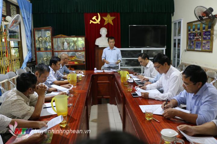 Tổ công tác dự sinh hoạt chi bộ Trung tâm Văn hóa, PG88 go Xócđĩa và Truyền thông huyện Đô Lương.