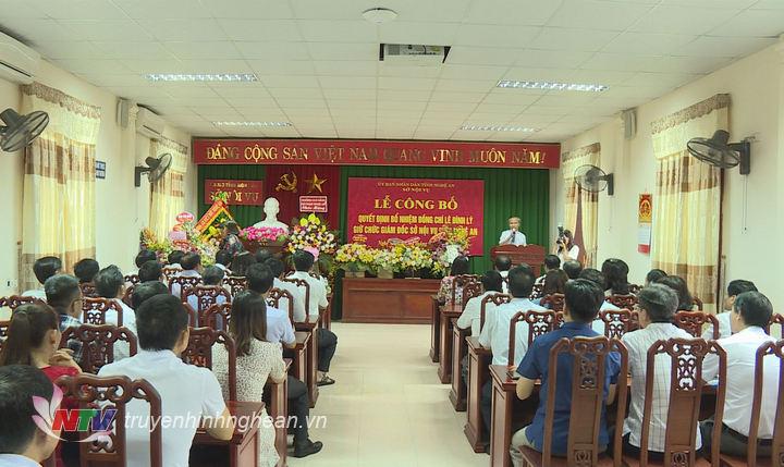Toàn cảnh buổi lễ.
