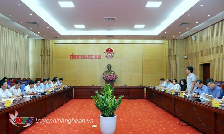Toàn cảnh buổi làm việc.