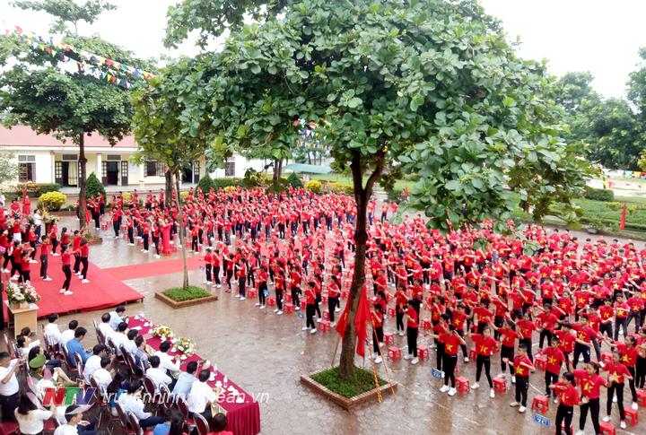 Toàn cảnh lễ khai giảng tại 