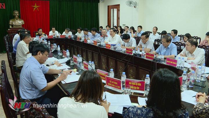 Toàn cảnh buổi tiếp công dân định kỳ tháng 9 sáng 6/9.