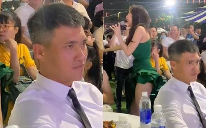 Công Vinh không cảm xúc khi Thủy Tiên mặc