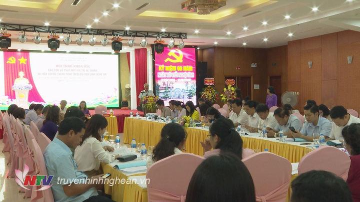 Toàn cảnh hội thảo.