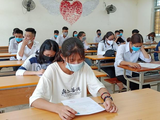 Thí sinh dự thi Tốt nghiệp Trung học phổ thông 2020.