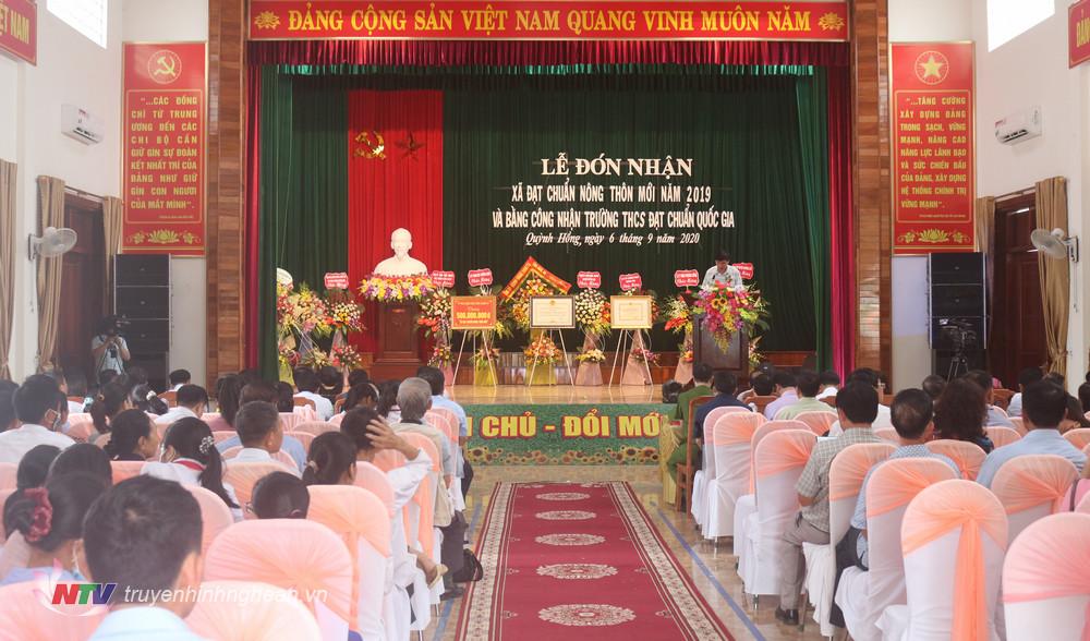 Toàn cảnh buổi lễ.