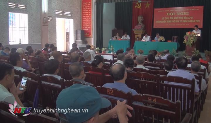 Toàn cảnh hội nghị đối thoại.