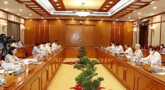 Bộ Chính trị họp cho ý kiến về Đề án “Sửa đổi, bổ sung chức năng, nhiệm vụ, quyền hạn của Ban Chỉ đạo Trung ương về phòng, chống tham nhũng” (ảnh Nội chính)