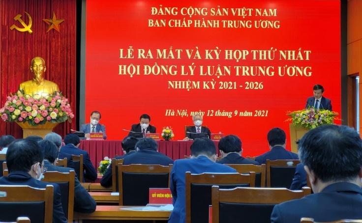 Lễ ra mắt và Kỳ họp thứ nhất Hội đồng lý luận Trung ương, nhiệm kỳ 2021 - 2026.