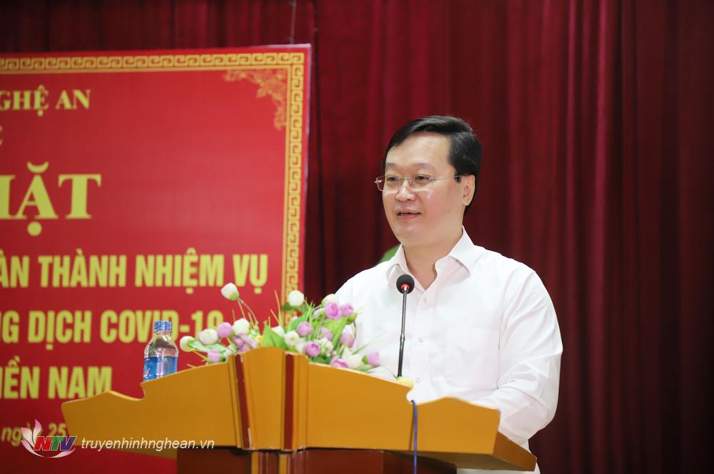 PG88 go Bắn cá UBND tỉnh Nguyễn Đức Trung phát biểu tại buổi gặp mặt.