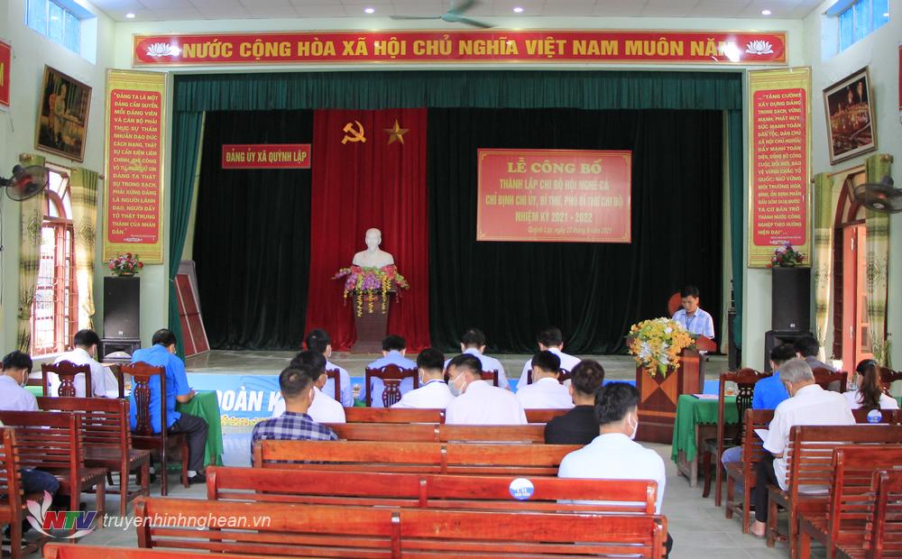 Toàn cảnh lễ công bố.