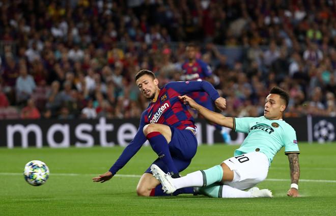 Bàn thắng sớm giúp Inter dễ thở hơn trước chủ nhà Barca.