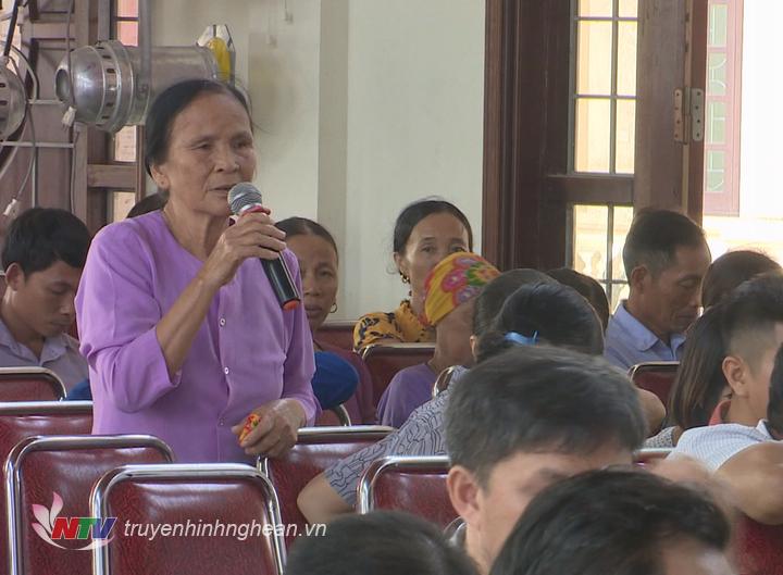 Cử tri Quỳnh Lưu đề xuất, kiến nghị.